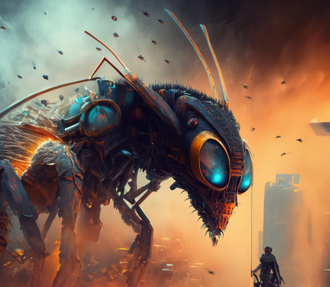 Monster Monster Fly Distopia